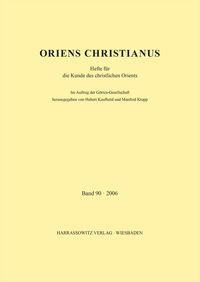 Produktbild: Oriens Christianus 90 (2006)