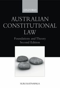 Produktbild: Australian Constitution Law: Foundations and Theory