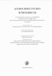 Produktbild: Althochdeutsches Wörterbuch / Band VI: M–N, 5./6. Lieferung (masticöl bis merigerta)