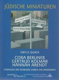 Produktbild: Cora Berliner, Gertrud Kolmar, Hannah Arendt