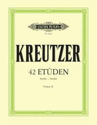 Produktbild: Kreutzer, R: 2nd Violin Accompaniment by F. Hermann to 42 Ca