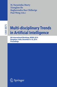 Produktbild: Multi-disciplinary Trends in Artificial Intelligence