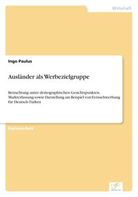Produktbild: Ausl&auml;nder als Werbezielgruppe