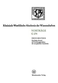 Produktbild: Das Basler Konzil als Forschungsproblem der europ&auml;ischen Geschichte