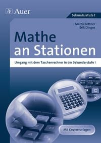 Produktbild: Mathe an Stationen, Umgang mit dem Taschenrechner