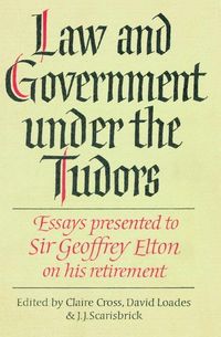 Produktbild: Law and Government Under the Tudors