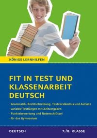 Produktbild: Fit in Test und Klassenarbeit &ndash; Deutsch 7./8. Klasse Gymnasium