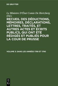 Produktbild: Dans les ann&eacute;es 1789 et 1790