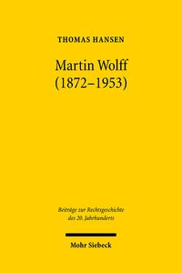 Produktbild: Martin Wolff (1872-1953)