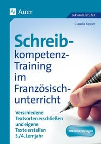 Produktbild: Schreibkompetenz-Training im Franz&ouml;sischunterricht