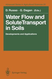 Produktbild: Water Flow and Solute Transport in Soils