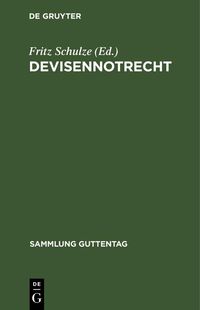 Produktbild: Devisennotrecht