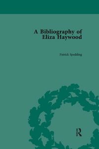 Produktbild: Bibliography of Eliza Haywood