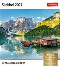 Produktbild: S&uuml;dtirol Sehnsuchtskalender 2027 - Wochenkalender mit 53 Postkarten