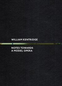 Produktbild: William Kentridge: Notes Towards a Model Opera