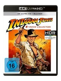 Produktbild: Indiana Jones 1-4 (4x 4K Ultra HD + 4x Blu-ray 2D)