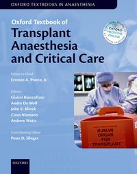 Produktbild: Oxford Textbook of Transplant Anaesthesia and Critical Care