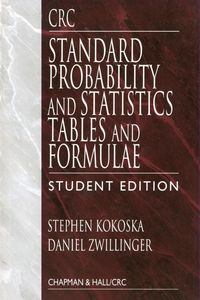Produktbild: CRC Standard Probability and Statistics Tables and Formulae, Student Edition