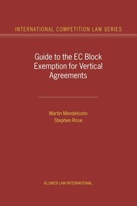 Produktbild: Guide to the EC Block Exemption for Vertical Agreements