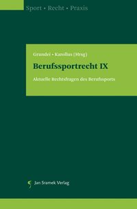 Produktbild: Berufssportrecht IX