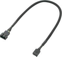 Bild vom Artikel PC-Lüfter Verlängerungskabel [1x PC-Lüfter Stecker 4pol. - 1x PC-Lüfter Buchse 4pol.] 0.30 m Schwarz Akasa vom Autor 