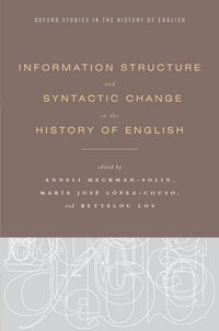 Produktbild: Information Structure and Syntactic Change in the History of English