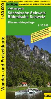 Produktbild: Nationalpark S&auml;chsische Schweiz, B&ouml;hmische Schweiz - Wanderkarte