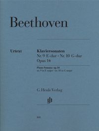 Bild vom Artikel Ludwig van Beethoven - Klaviersonaten Nr. 9 und Nr. 10 E-dur und G-dur op. 14 Nr. 1 und Nr. 2 vom Autor Ludwig van Beethoven