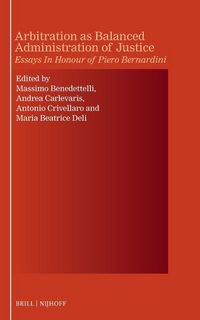 Produktbild: Arbitration as Balanced Administration of Justice