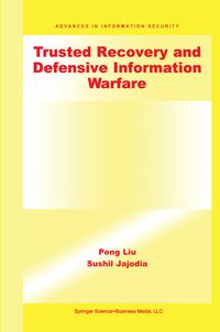 Produktbild: Trusted Recovery and Defensive Information Warfare