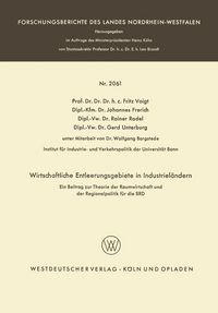 Produktbild: Wirtschaftliche Entleerungsgebiete in Industriel&auml;ndern