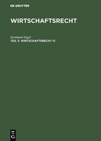 Produktbild: Wirtschaftsrecht III
