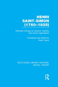Produktbild: Henri Saint-Simon, (1760-1825) (RLE Social Theory)