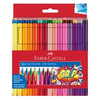 Produktbild: Faber-Castell Filzstifte Grip Colour Marker, 30er Set