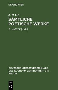 Produktbild: S&auml;mtliche poetische Werke