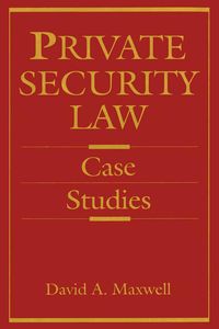 Produktbild: Private Security Law