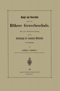 Produktbild: Kampf und Vorurteile gegen die H&ouml;here Gewerbeschule