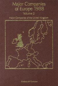 Produktbild: Whiteside R. M.: Major Companies Of Europe 1988