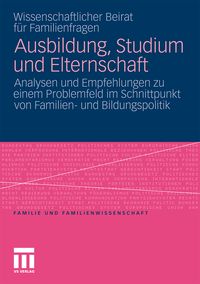 Produktbild: Ausbildung, Studium und Elternschaft
