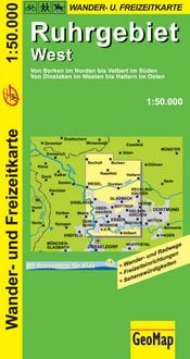 Produktbild: Ruhrgebiet West Wanderkarte