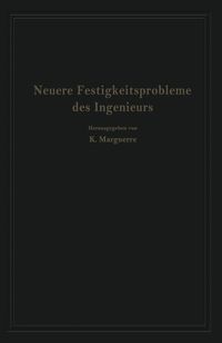 Produktbild: Neuere Festigkeitsprobleme des Ingenieurs