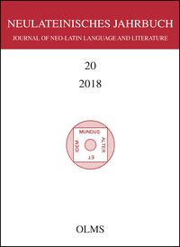 Produktbild: Neulateinisches Jahrbuch