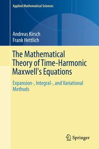 Produktbild: The Mathematical Theory of Time-Harmonic Maxwell's Equations