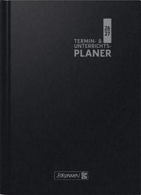 Produktbild: Termin- & Unterrichtsplaner 2026/2027 | A4, Kunststoff, schwarz