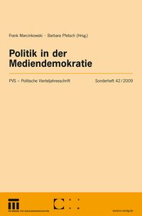 Produktbild: Politik in der Mediendemokratie