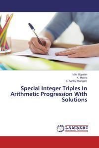 Produktbild: Special Integer Triples In Arithmetic Progression With Solutions