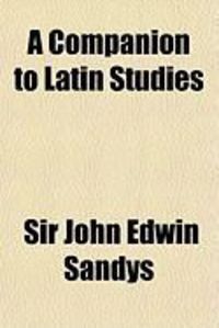 Produktbild: A Companion to Latin Studies