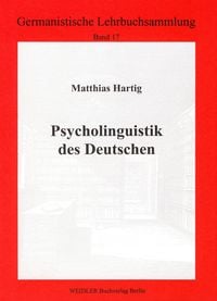 Produktbild: Psycholinguistik des Deutschen