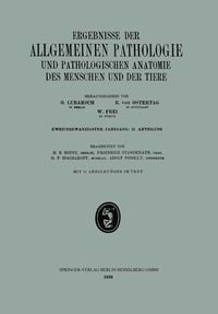 Produktbild: Ergebnisse der Allgemeinen Pathologie und Pathologischen Anatomie des Menschen und der Tiere