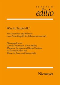 Produktbild: Was ist Textkritik?